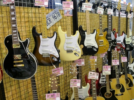 ギターの店舗買取